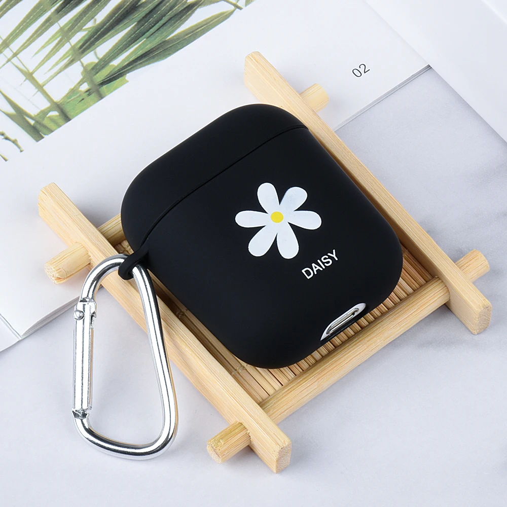 Мягкий матовый чехол для Apple Airpods 2 1 защитный Коробка Прекрасный шаблон протектор