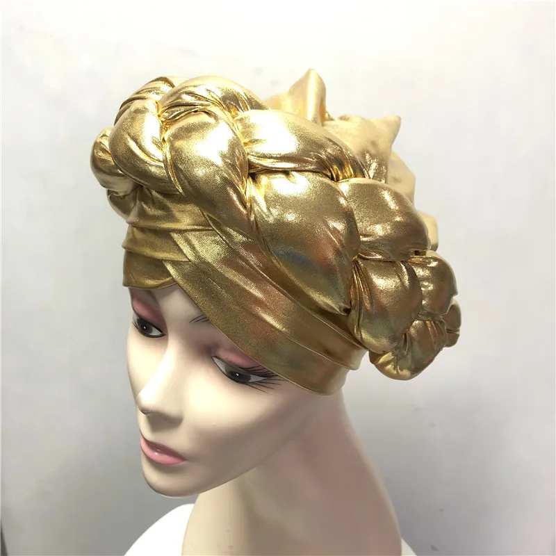 Новый нигерийский геле кепки уже Авто тюрбан в африканском стиле под