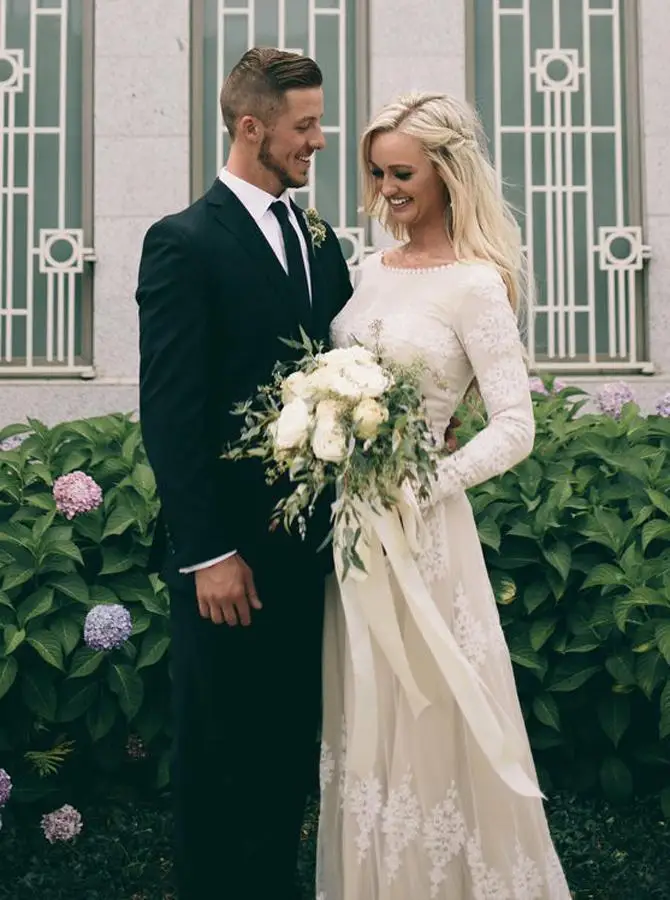 Платья LORIE для свадебной вечеринки женщин 2020 с круглым вырезом и длинным рукавом