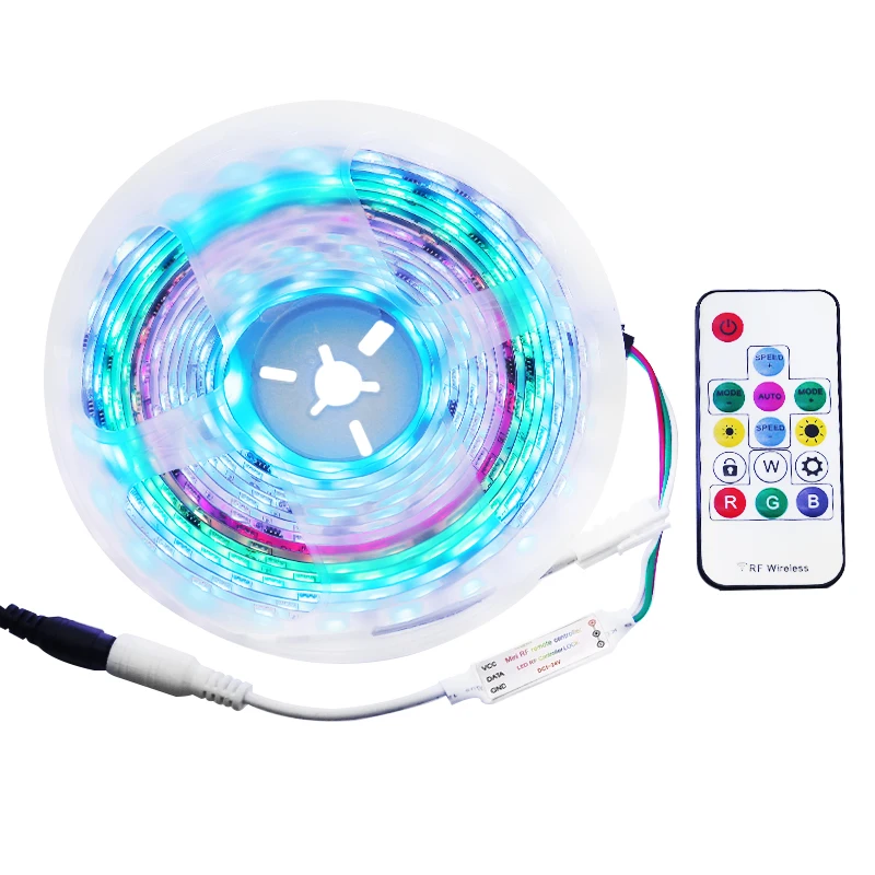 Светодиодная лента WS2812B 5 м 60 светодиодов/м WS2812 RGB управление через приложение Dreamy