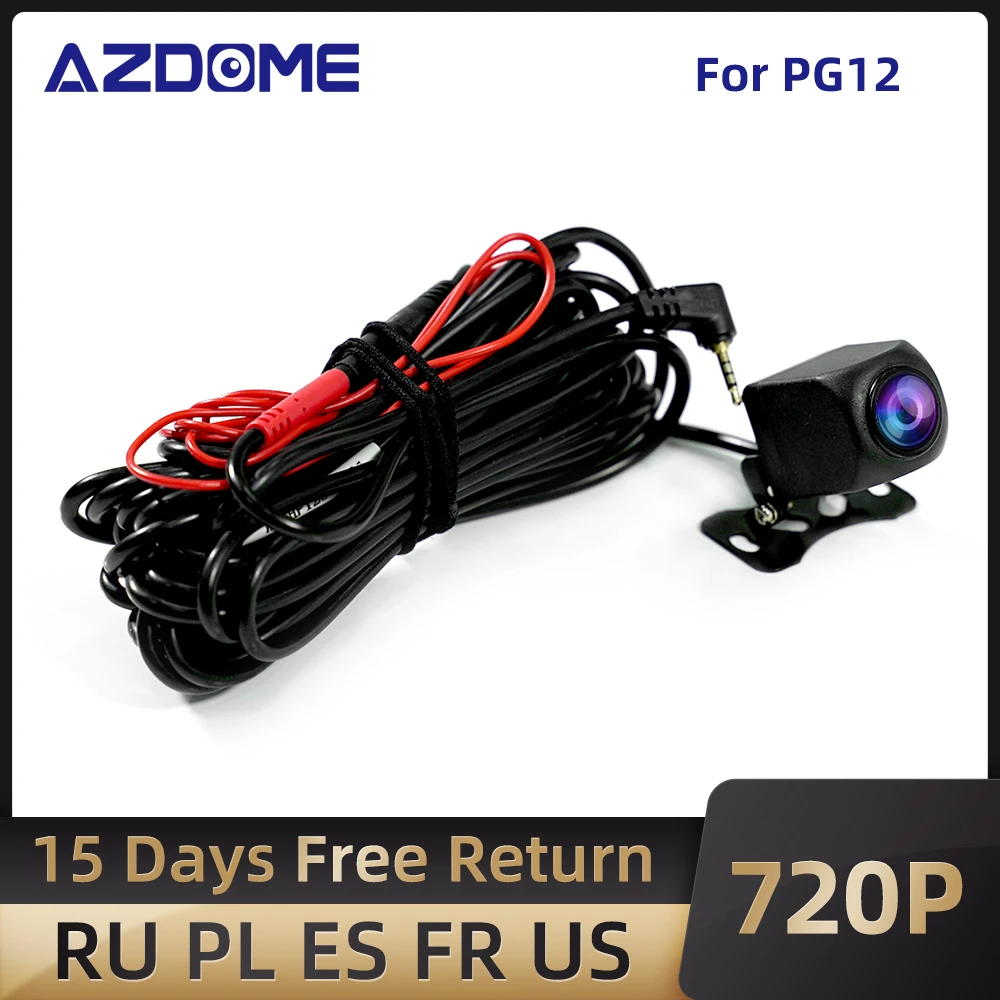 AZDOME 720P Автомобильная камера заднего вида только для PG12 авто видео рекордер