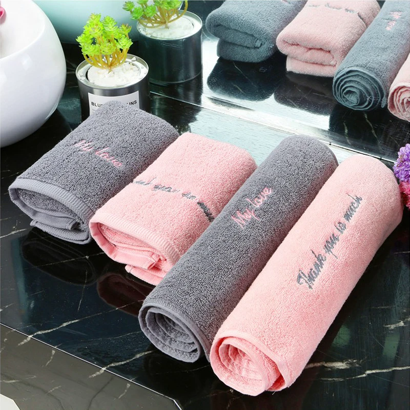 

Pure cotton couple towel creative bath towel month constellation fresh art hotel gift towel