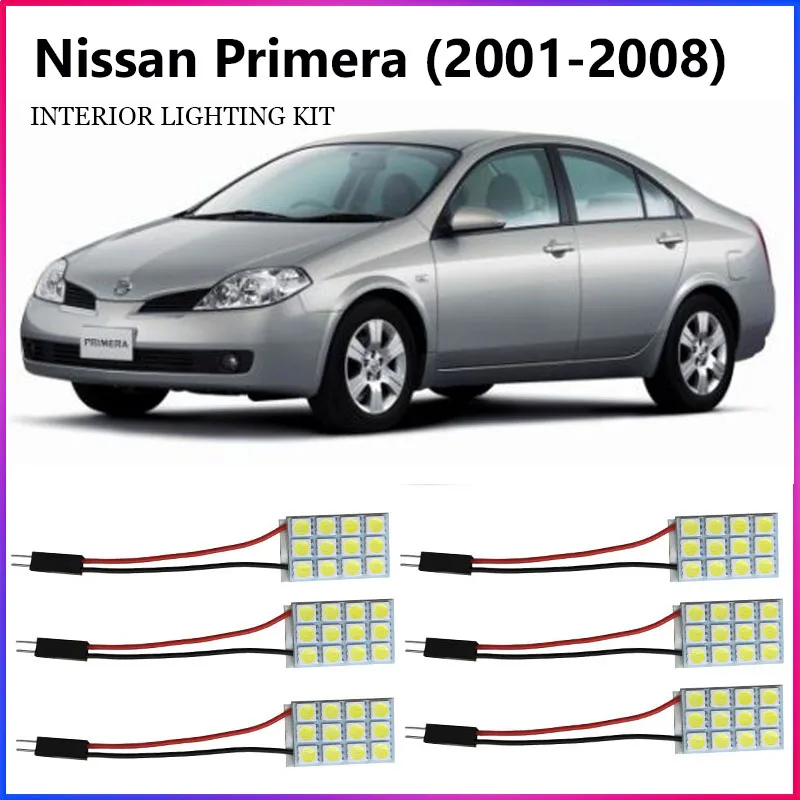 ShinMan 6X светодиодный автомобильный светильник автомобиля интерьер ing для Nissan Primera