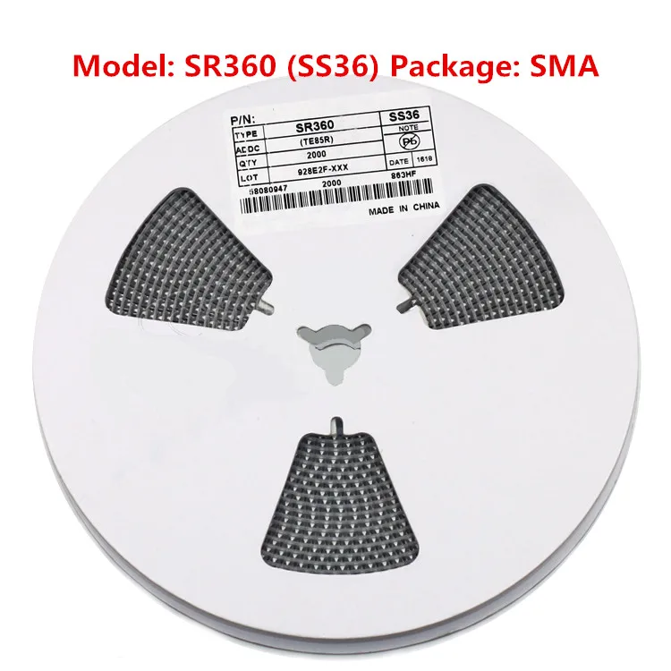 1 предмет Новинка SR360 SMA шелк SS36 SMD диод Шоттки DO 214AC 3A 60V|Выключатели| |