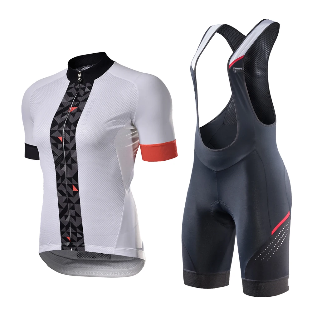 

RION Pro Cycling Jersey Set Summer Mountain Bike Clothes MTB Bicycle Clothing Women Cycling Wear Ropa Ciclismo