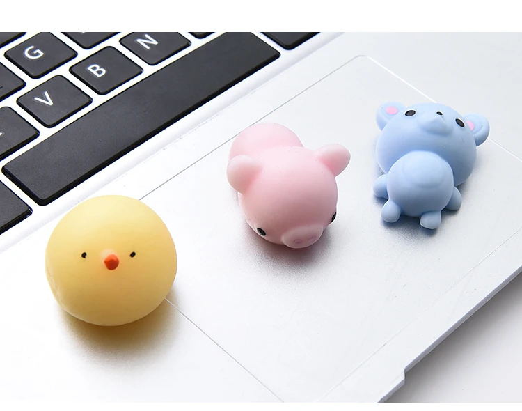 Милые мягкие игрушки Mochi Cat Squeeze Healing Fun детские Kawaii для снятия стресса с животными |