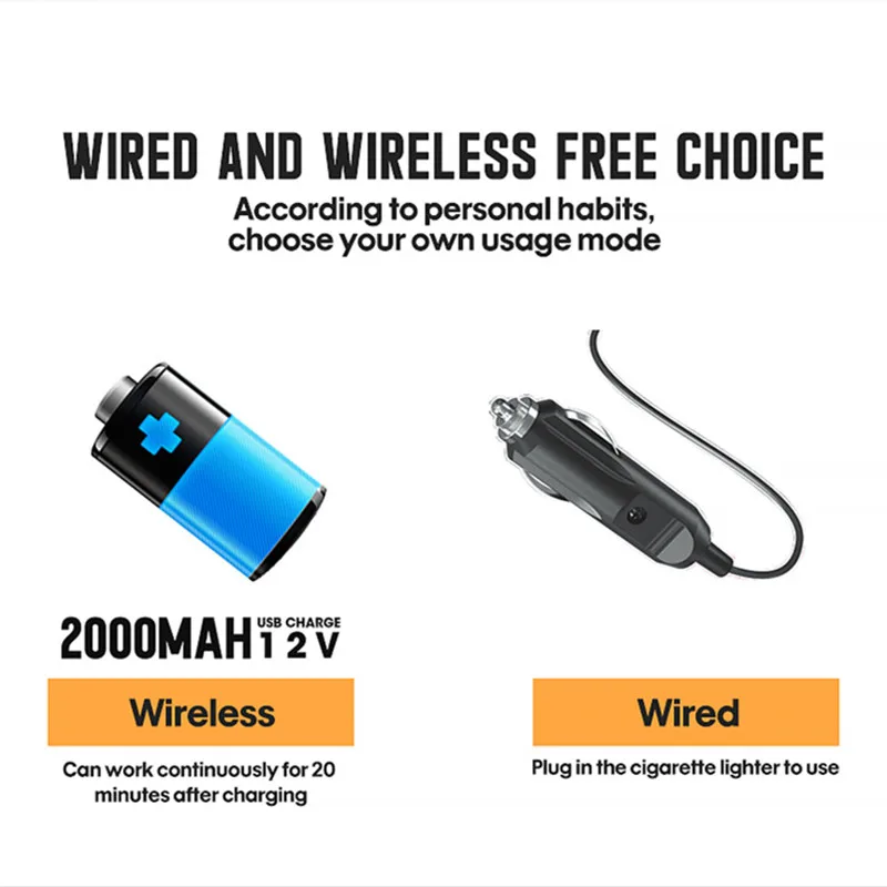 Автомобильный компрессор для шин проводной портативный воздушный с ЖК-дисплеем |