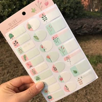 korea ins fresh flower flamingo cute stickers waterproof creative writable labels name paster stationery diy decorative sticker