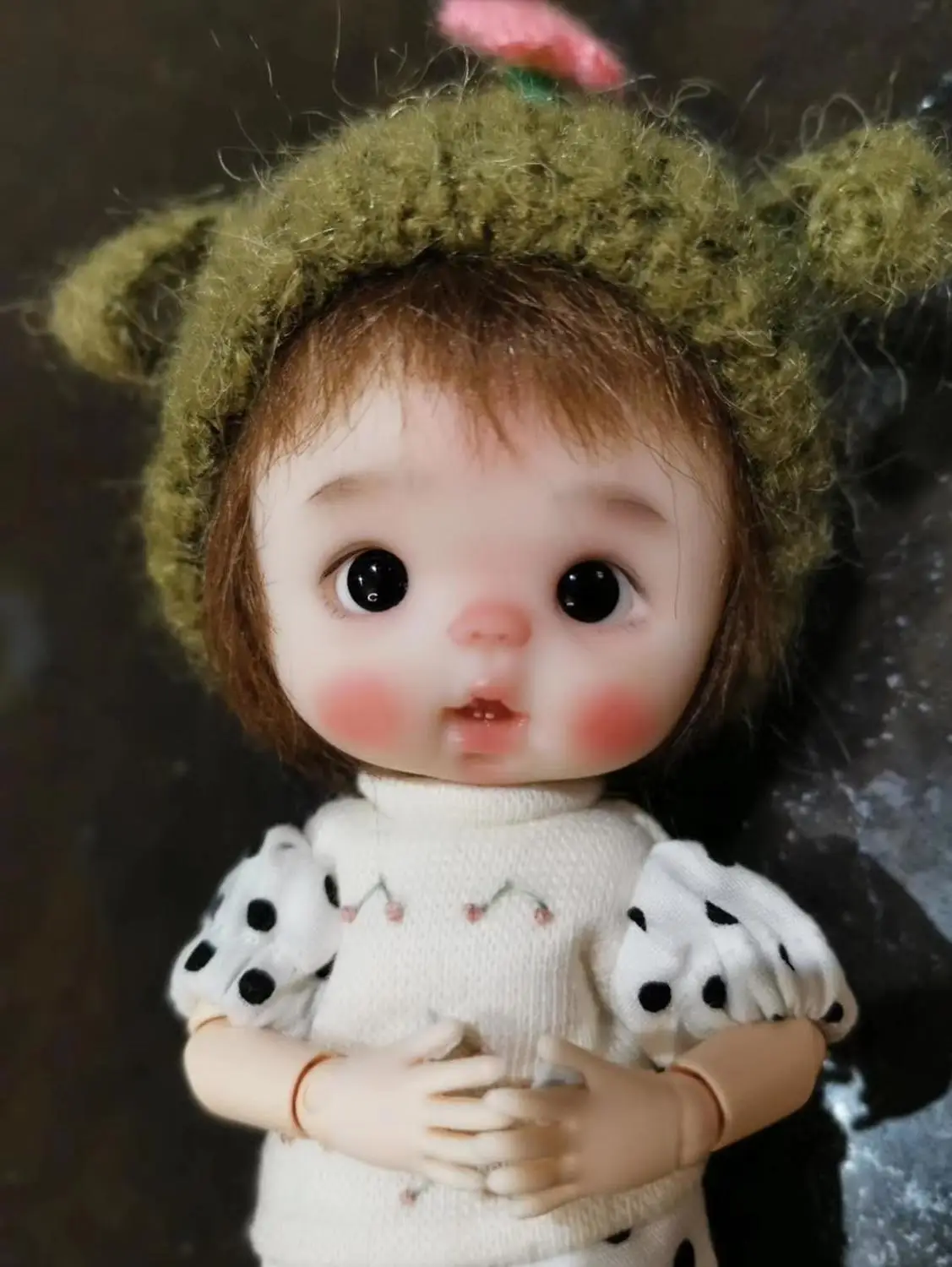 Голова куклы OB11 1/8 BJD голова OB полимерная глина для творчества 2020313|Куклы| |