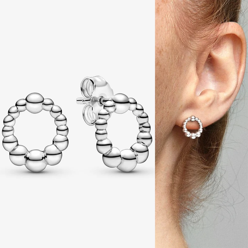 

925 Sterling Silver Pan Earring Wishful Chain Transfer Earrings For Women Wedding Gift Fashion Jewelry