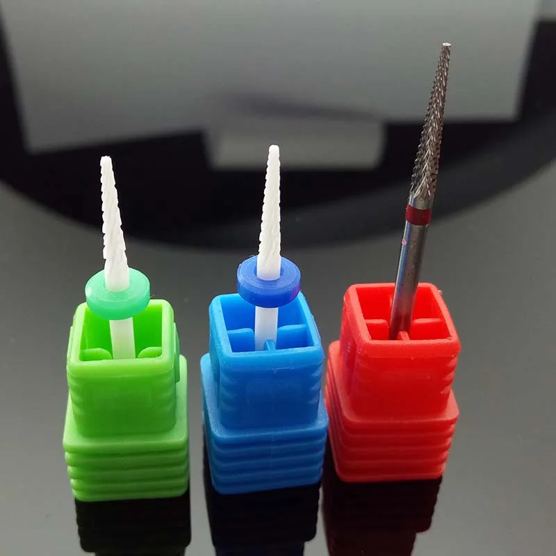 EasyNail 45 мм керамические сверла для очистки кутикулы фрезы ногтей вращающиеся