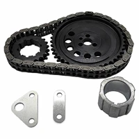 7106 billet timing chain set repalcement for chevrolet gen iv ls w 58x 9 keyway 4 pole reluctor 3 bolt