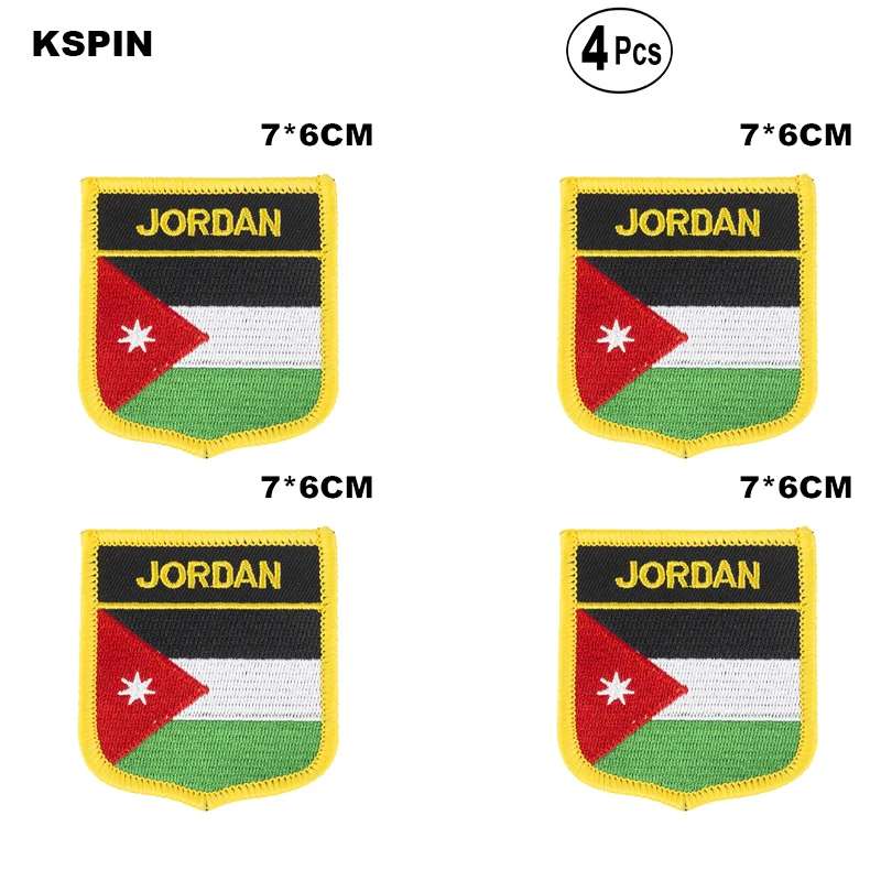 Того Shiled форма флаг нашивки с национальным флагом для одежды DIY украшения PT0051-S |