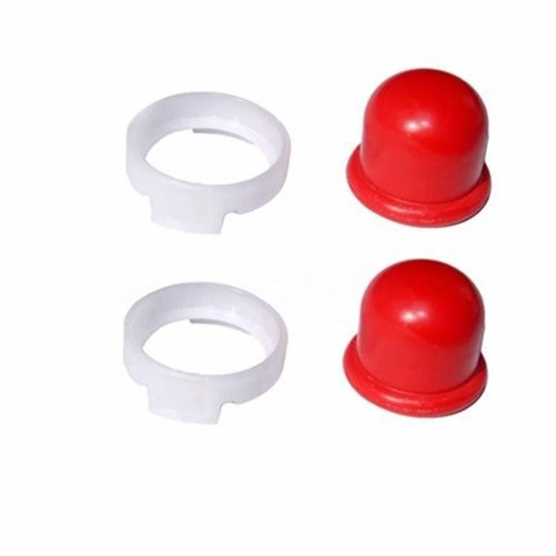 2x Red Carburetor Oil Primer Bulb Cup Kit for Briggs &amp Stratton 694394 494408 WS | Дом и сад