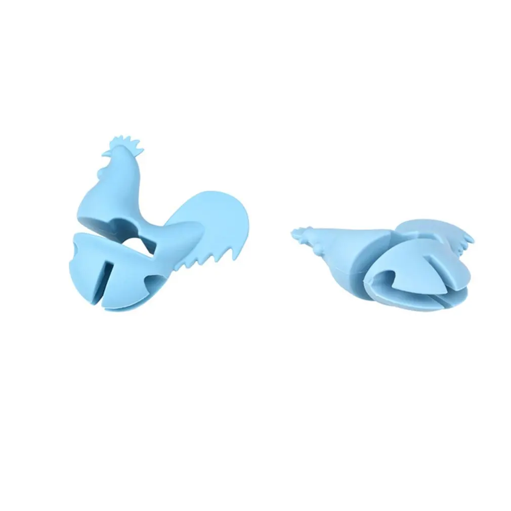 Зажимы для кастрюль силиконовый антипереливающийся Держатель подставка