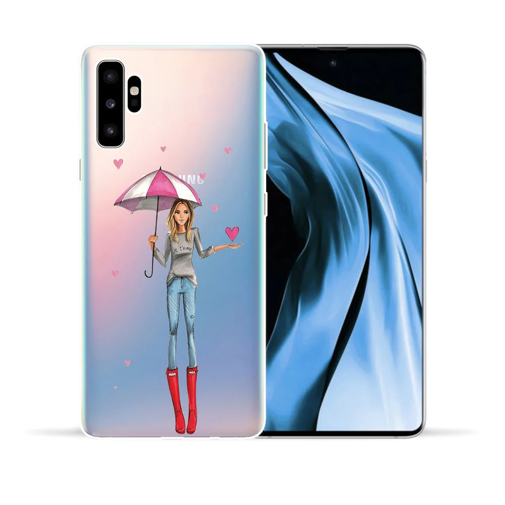 Fashion Classy Paris Girl Summer Legs Soft TPU Case For Coque Samsung Galaxy NOTE 10 Pro 5G Note 9 8 5 M10 M20 M30 Cover | Мобильные
