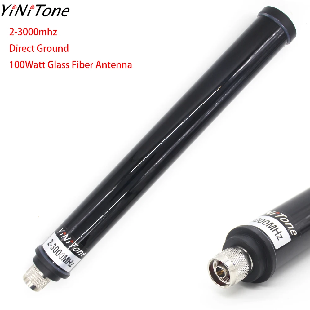 YiNiTone GRA-3000M Wideband 2-3000MHz Full Band FRP Fiberglass Hackrf One type N Antenna