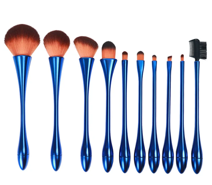 Набор кистей для макияжа 10 шт. тональной пудры румяна тени век консилер Кисть губ