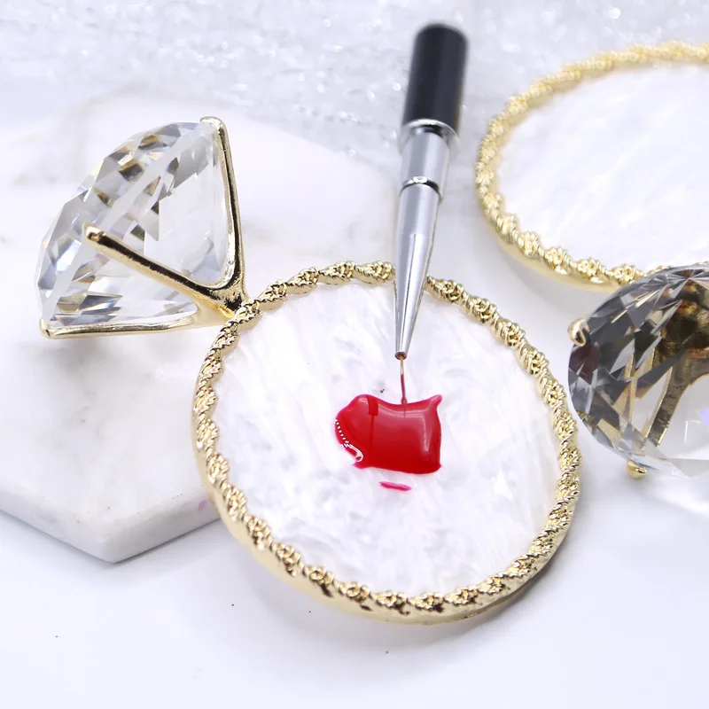 Палитра для ногтей 1 шт. подставка дизайна с алмазными искусственными пластинами