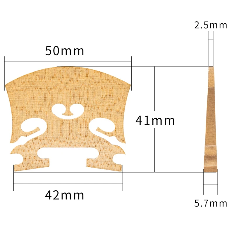 1 шт. класс АА клен Triditional 4/4 скрипичный мост Классическая барочная скрипка мостик