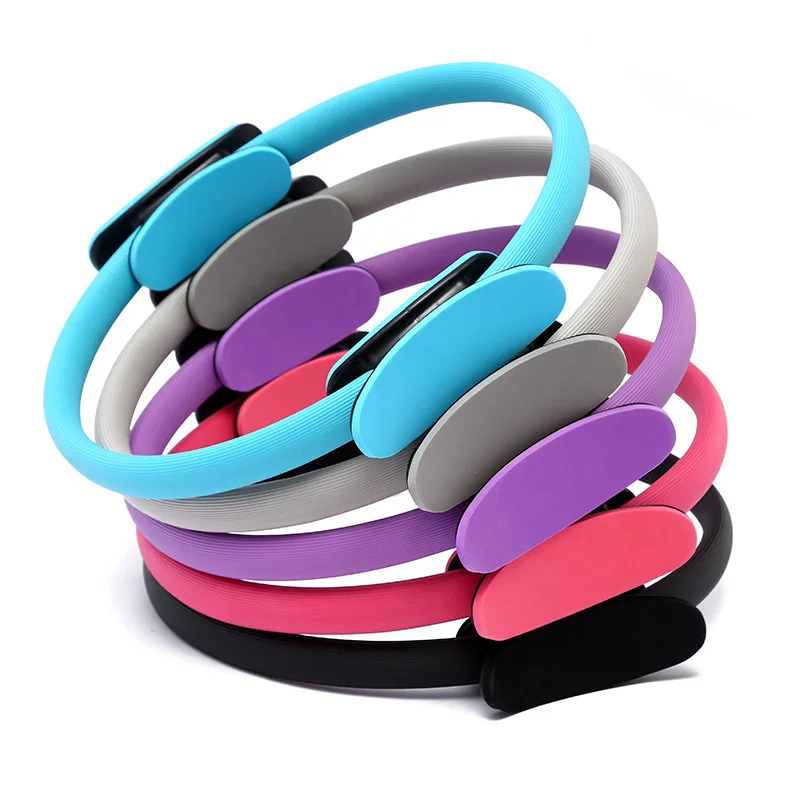 

38cm Yoga Fitness Pilates Ring Women Girls Circle Magic Dual Exercise Home Gym Workout Sports Lose Weight Body Resistance 5color