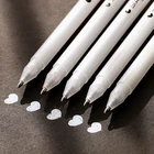 Маркер для рисования белая художественная ручка креативный дизайн крючок линия Жидкий Мел маркировка краска ручка школьные канцелярские принадлежности офисные принадлежности