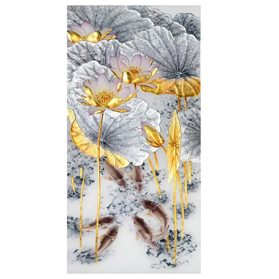 DAFENJINGMOARTS абстрактная фотография искусственных рыб CanvasHD домашний декор в