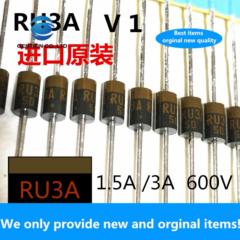 Новинка 100% оригинальный выпрямительный диод RU3AV1 RU3AV 20 шт. 600 А В для ремонта