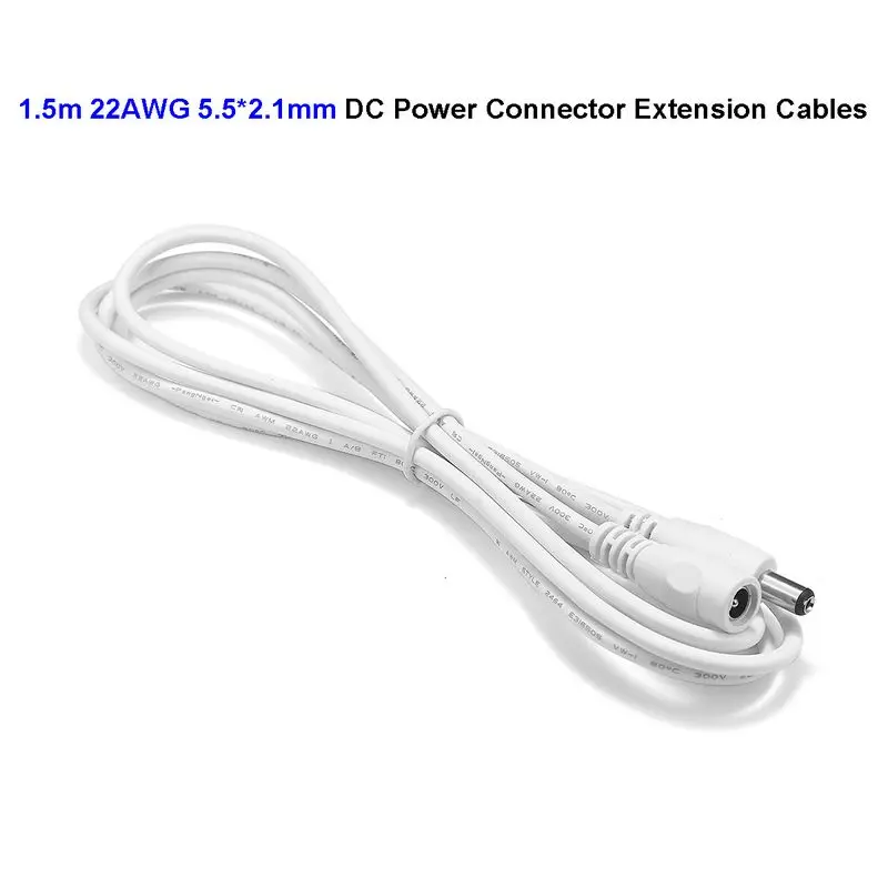 Удлинительный кабель постоянного тока со светодиодной лентой 3 м 5 В 12 Разъем мм x 2
