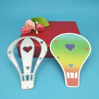 color hot air balloon metal cutting die scrapbook photo album greeting card diy decoration handmade artwork