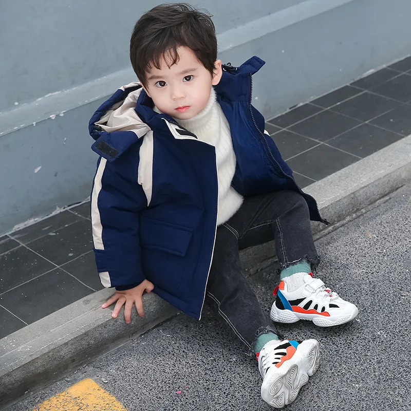 

-30 Degree Children's Winter Jacket Boy Coat Warm Down Cotton Jacket Windproof Thicken Toddler Boys Parka Kids Clothes TZ431