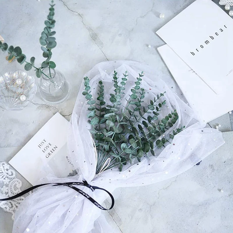 Искусственные стебли эвкалипта листья искусственные серые зеленые эвкалипты