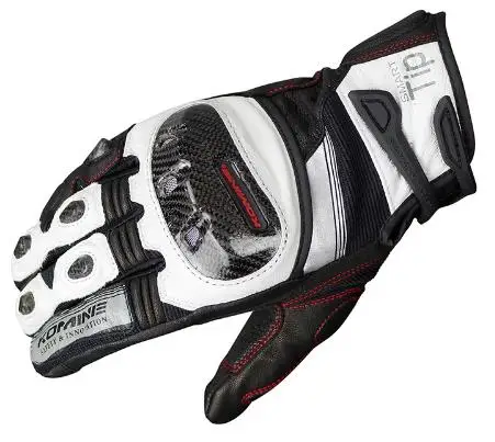 

Komine GK 193 Protect Leather Mesh Gloves Motorbike Scooter Guantes Mountain Bicycle Bike Cycling White Black Luvas Mens