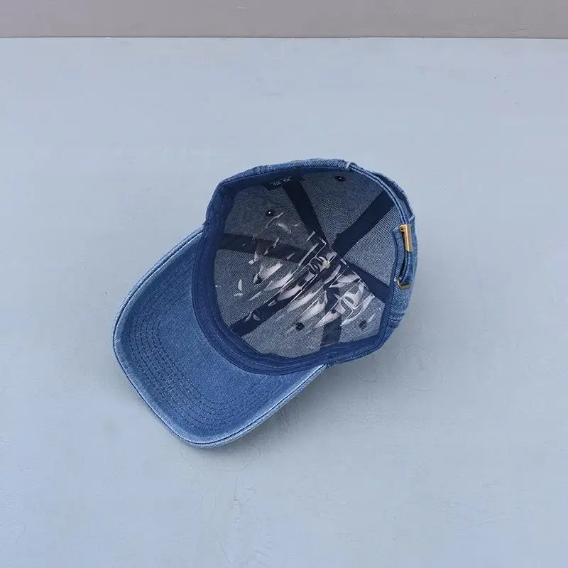 2021 Всесезонная промытая джинсовая кепка с вышивкой и надписью Sunday бейсболка