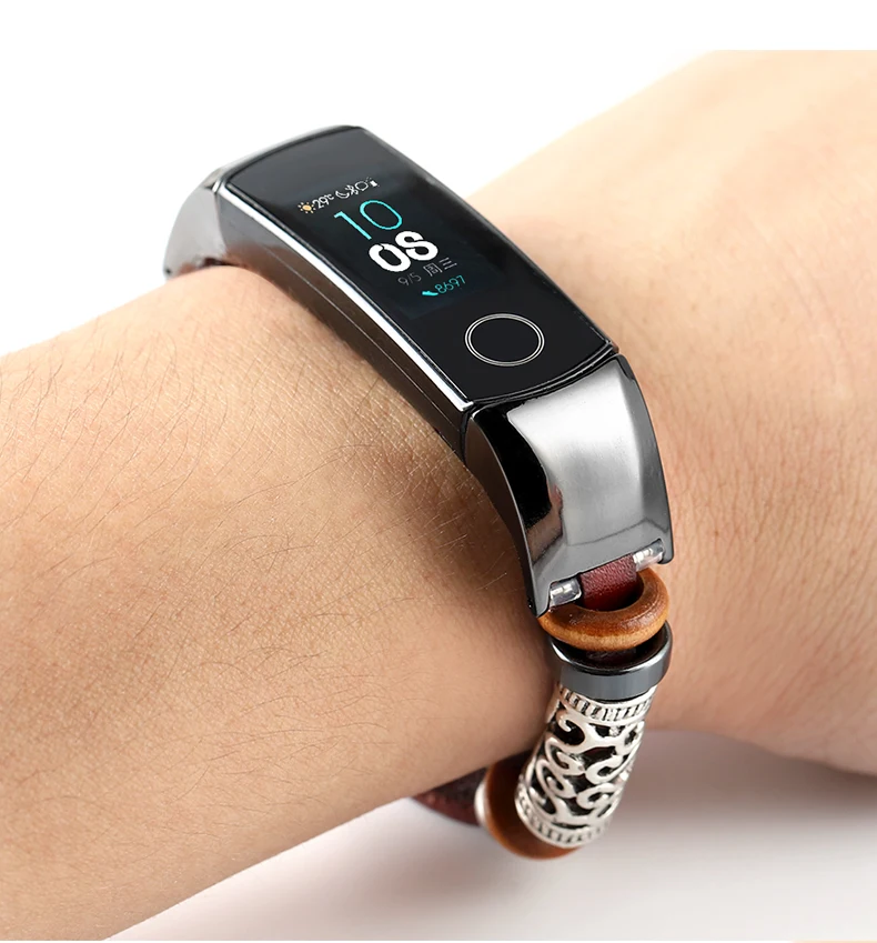 Металлический браслет для huawei honor band 5 Миланская петля ремешок для honor band 4 сменный ремешок магнитная пряжка регулируемый размер