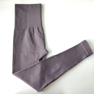 Женские Штаны Для Йоги фитнеса высокая талия Бесшовные Спортивные Леггинсы