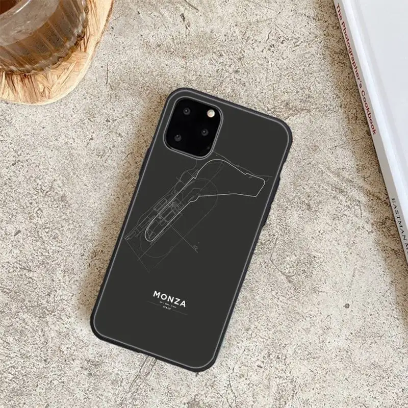 

Formula 1 Racing Circuit Soft Phone Case For Iphone 6 6s 7 8 Plus XR X XS XSmax 11 12 Pro Mini Max