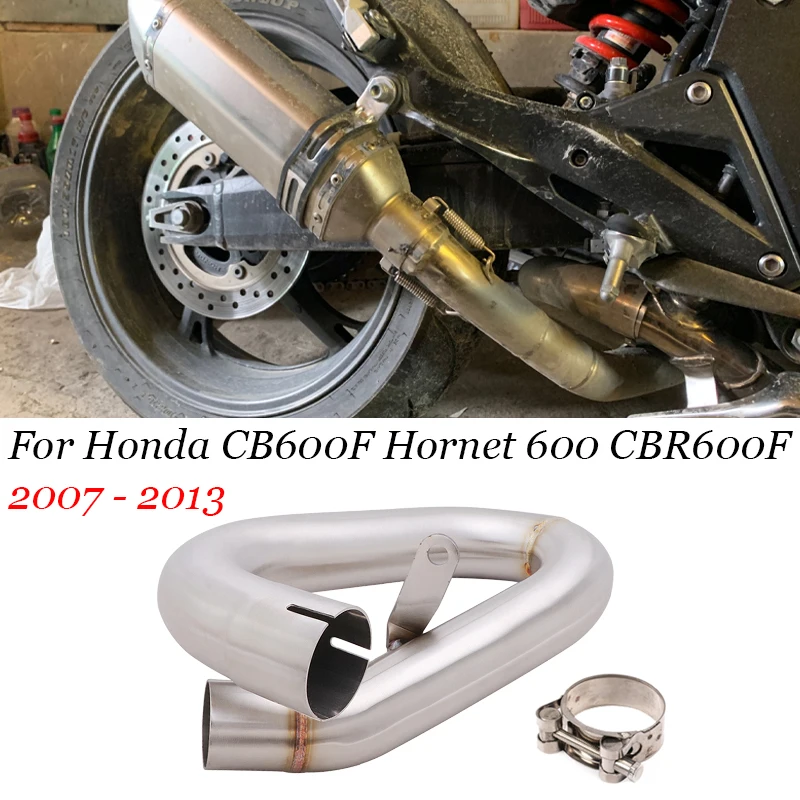 Слипоны для Honda CB600F Hornet 600 CB CBR600F 2007 - 2013 выхлопная труба мотоцикла
