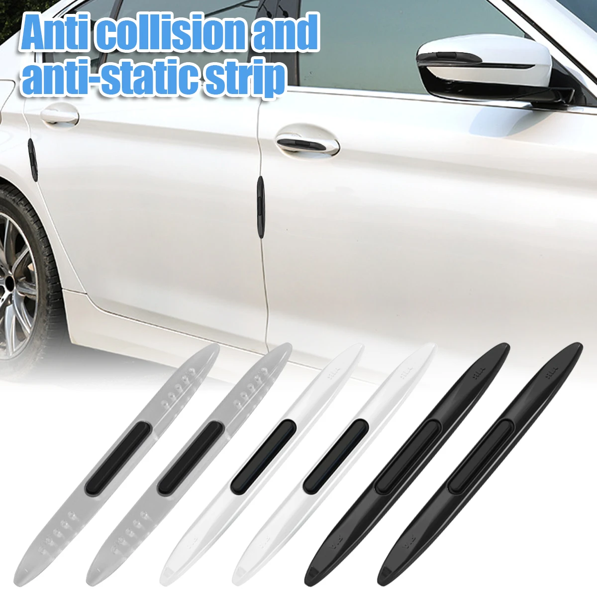 

Car Bumper Anti Scratch Strip Anti-scratch Paste Front Bumper Auto Collision Artifact Universal Modified Decorative Anti Strip
