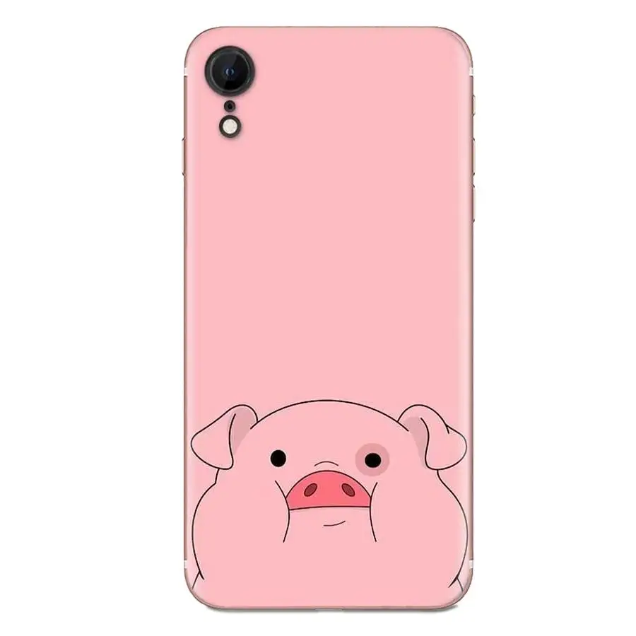Милый розовый мягкий ТПУ мобильный телефон Kawai Pig для Xiaomi Redmi Mi 4 7A 9T K20 CC9 CC9e Note 7 8 9 Y3