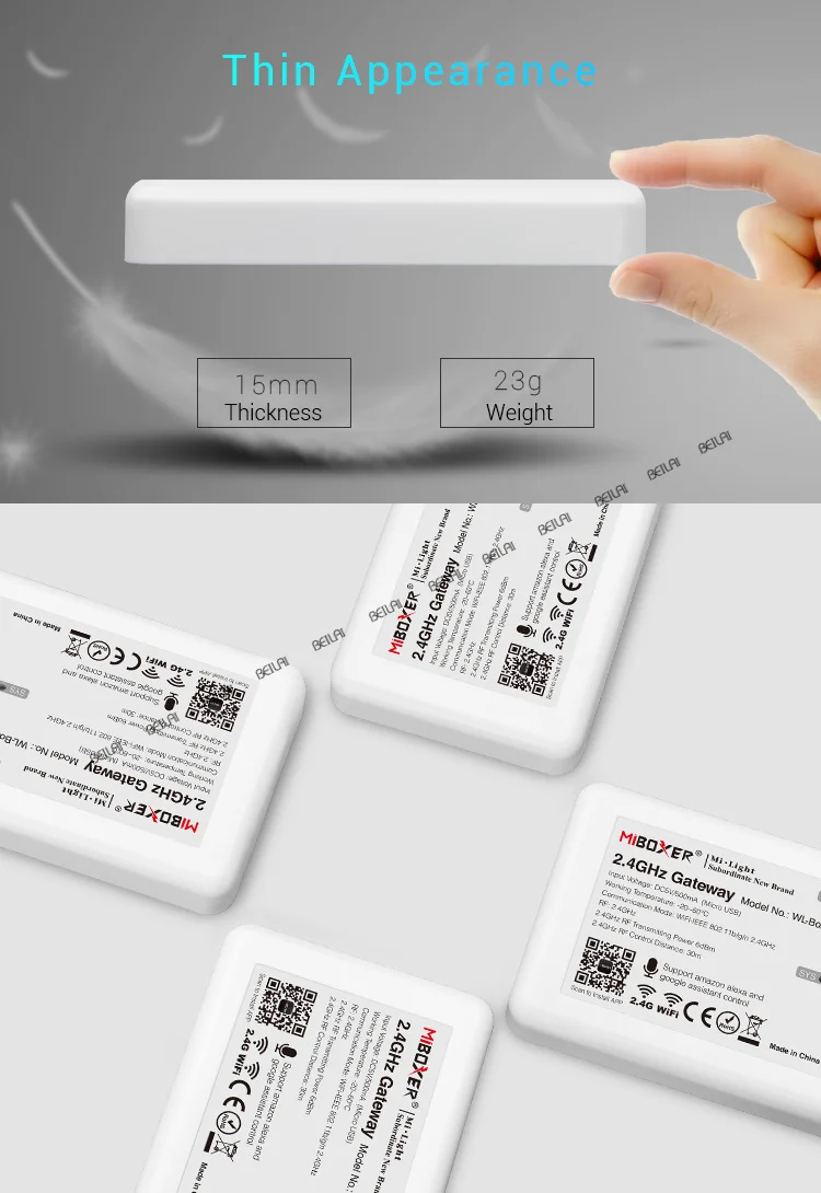 Светодиодный смарт-светильник Mi с контроллером Wi-Fi 2 4G беспроводной rgb-контроллер
