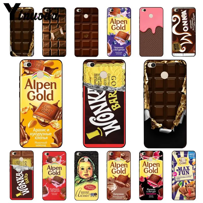 Чехол для телефона Yinuoda Wonka с золотым билетом Alpen Gold chocolate Xiaomi mi5 6 A1 A2 Lite Mi9 9SE mi8lite