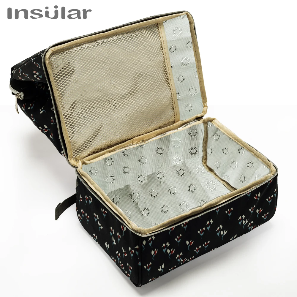 Большая вместительная сумка для подгузников рюкзак водонепроницаемая