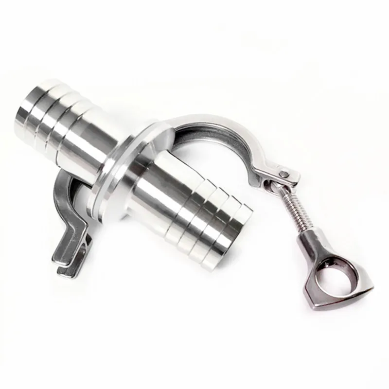 1-3/4 &quot45 мм санитарный шланг Барб наконечник OD 64 + 2&quot Tri Зажим PTFE прокладка из