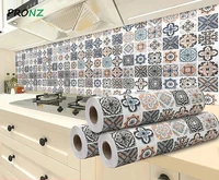 138m kitchen wallpaper high temperature paste self adhesive wall paper foil waterproof bathroom kitchen wall sticker home deco