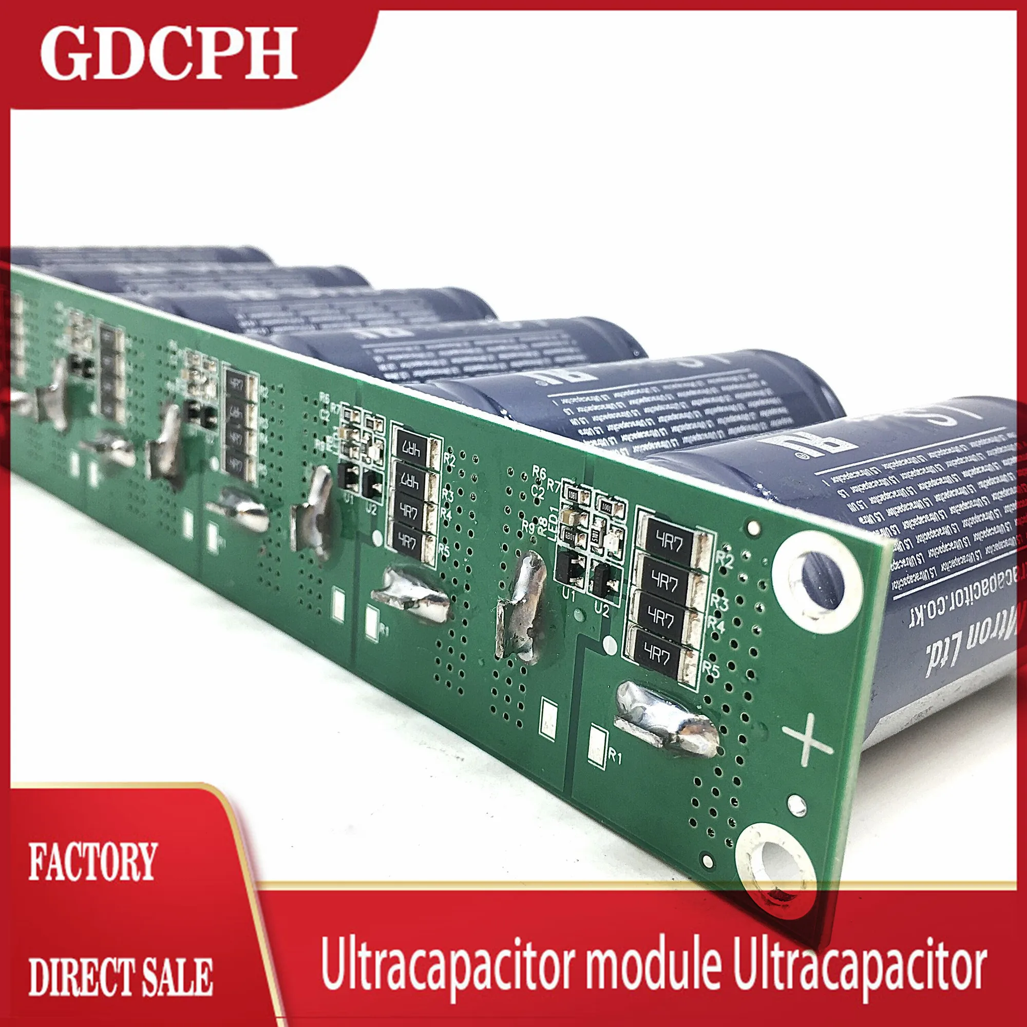 Farra Capacitor Auto rectifier 2.8V600F 72*35mm Flat pin Supercapacitor 16V100F Large capacity module 16V83F | Электронные