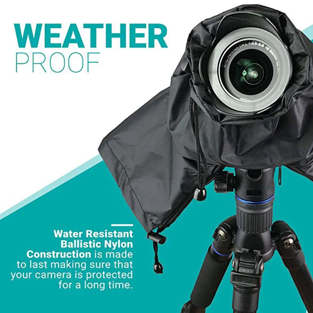 

Portable Rainproof Protector Telephoto Lens Camera Rain Cover Dustproof Camera Raincoat for Canon Nikon Pendax Sony Lens Cases