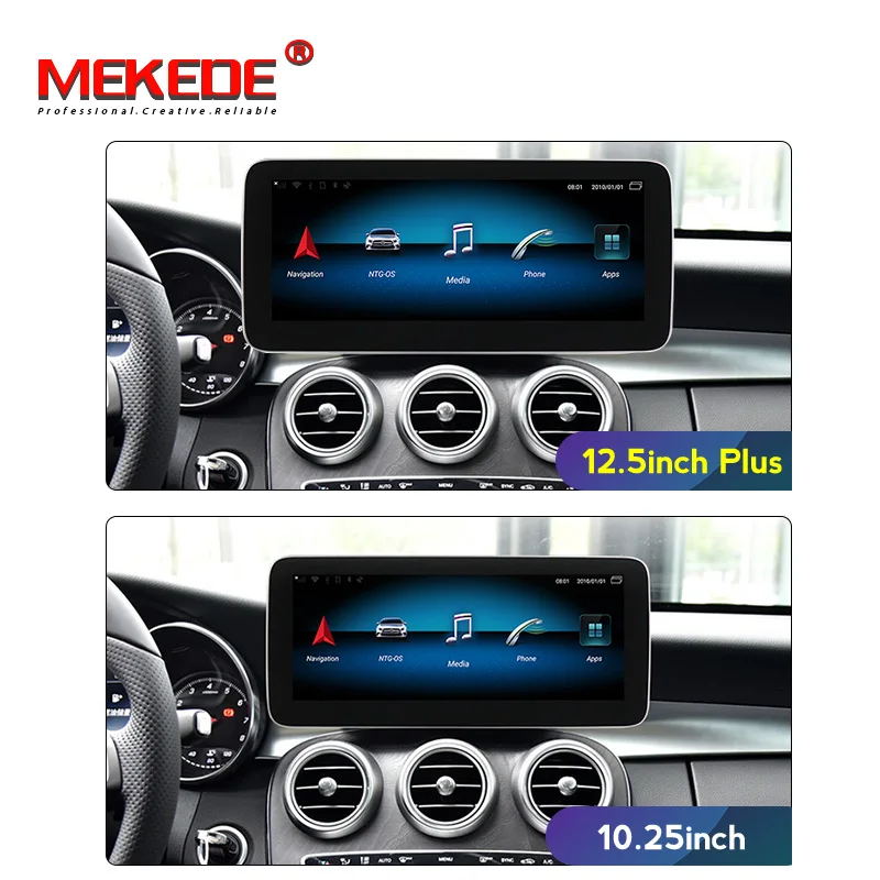 MEKEDE 12 5 ''Blu Ray антибликовый экран android 9 Автомобильный GPS радио плеер для Benz GLC W253 C