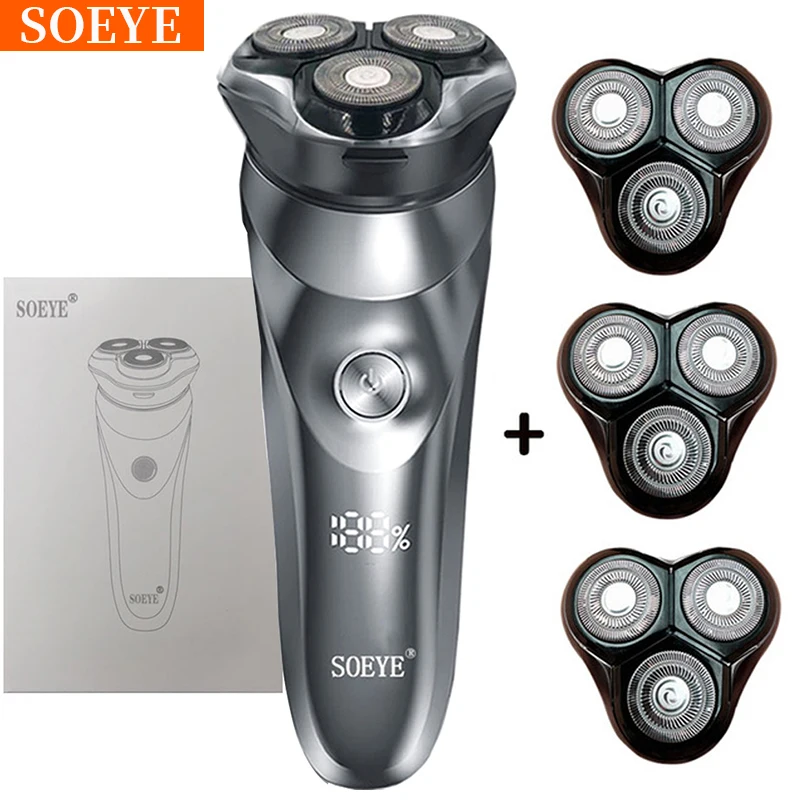 

SOEYE Electric shaver for men razor shaving machine beard trimmer for men intimate areas hair clipper ： from xiaomi youpin 5