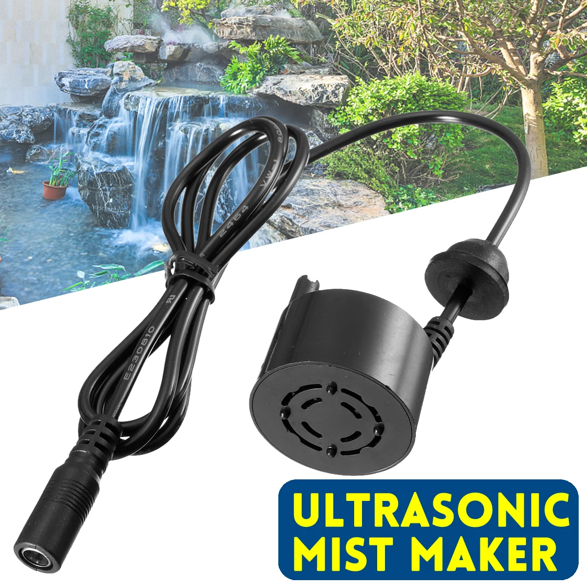 

36mm Ultrasonic Humidifier Mini Mist Maker Humidifier With EU Plug Adapter Fogger Water Fountain Pond Atomizer Head DC 24V